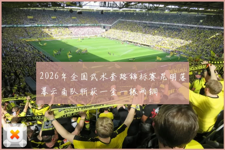 2026年全国武术套路锦标赛昆明落幕云南队斩获一金一银两铜